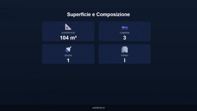 Immobile in asta di 104 m² in vendita a Roma - Foto 2