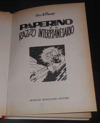 PAPERINO E IL RAZZO INTERPLANETARIO, MONDADORI 1^ Ediz. 1971. - Foto 7