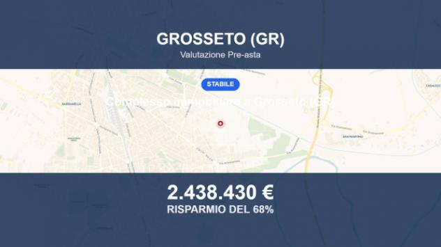 Immobile in asta di 6550 m² in vendita a Grosseto