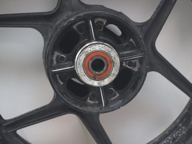 KAWASAKI Z 750 410730009R2 CERCHIO RUOTA POSTERIORE 17X5.50 03 - 06 REAR WHEEL SEGNI DI USURA - Foto 2