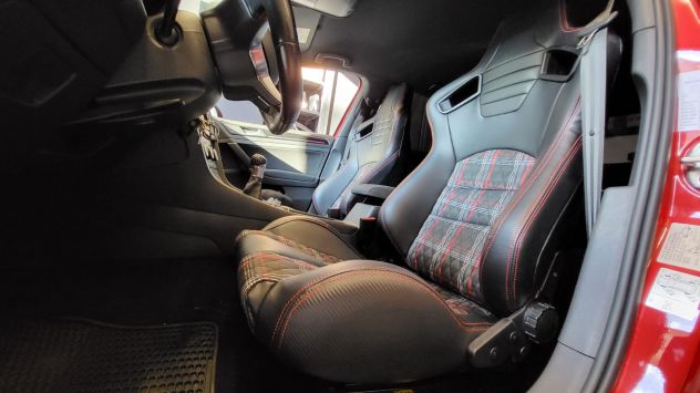 COPPIA SEDILI SPORTIVI TRAMA SCOZZESE ROSSA GTI LOOK UNIVERSALI - Foto 4