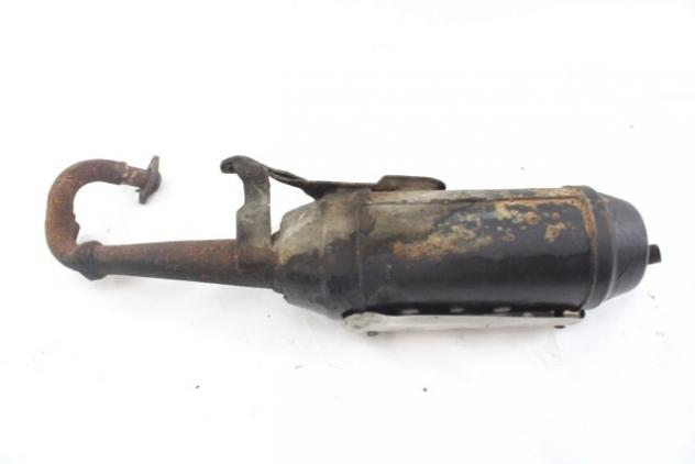 PIAGGIO ZIP 50 BASE 436654 MARMITTA SILENZIATORE SCARICO 91 - 98 MUFFLER SEGNI DI USURA - Foto 3