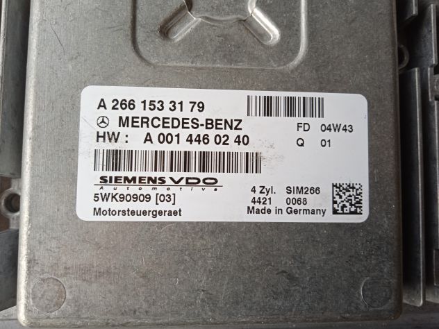ECU ECU MERCEDES-BENZ A 170 SIM226 A2661533179 A0014460240 ECU MERCEDES-BENZ CL - Foto 4