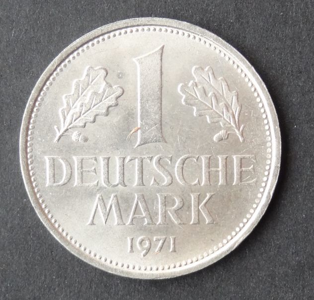 Germania RF 1969-71-89 monete 1 Mark - Foto 3