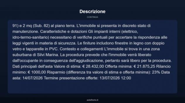 Immobile in asta di 75 m², box auto in vendita a Silvi - Foto 15