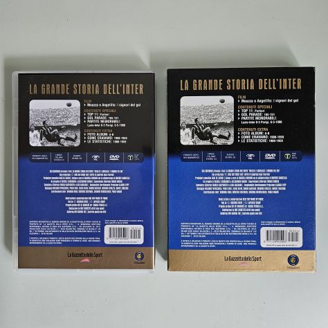 La Grande Storia dell'Inter 11 DVD - Gazzetta dello Sport - 2005 - TRACCIATA!! - Foto 3
