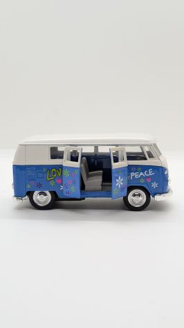 Welly Volkswagen T1 bus 1963 49764 1/34 blue - Foto 4
