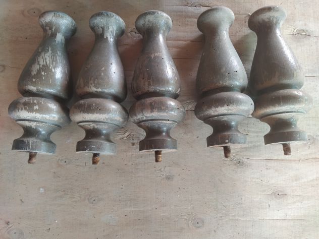 antichi piedi in legno per mobili - Foto 2