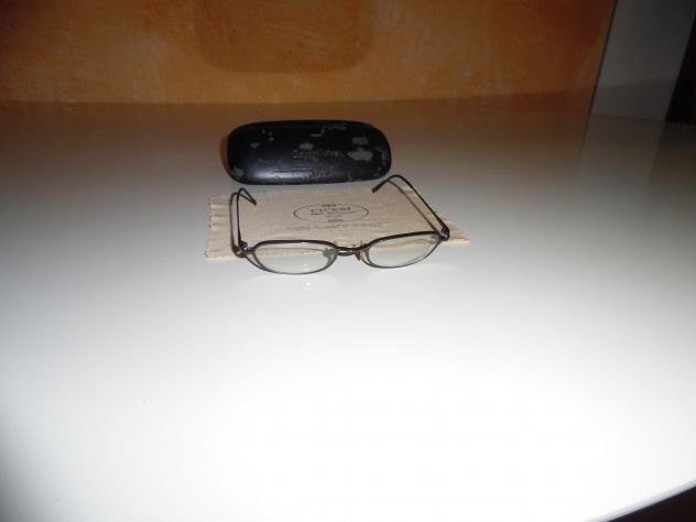 OCCHIALI DA VISTA UNISEX MONTATURA METALLO FIRMATI ORIGINALI"CALVIN KLEIN"+CUSTO - Foto 5