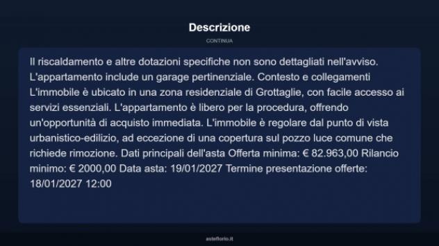 Immobile in asta di 118 m², box auto in vendita a Grottaglie - Foto 16