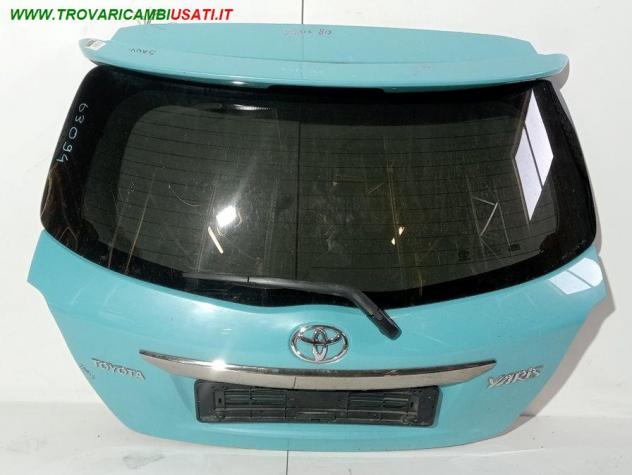 PORTELLO POST. AZZURRO CON VETRO SCURO E SPOILER 999-U63094 Carrozzeria  Lamierati esterni  Portello  Portello post. TOYOTA - YARIS - 2011  2014, TOYO