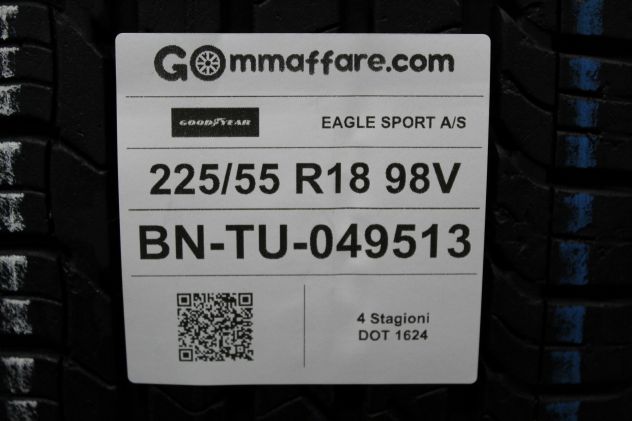Goodyear Eagle Sport 225/55 R18 usate x4 - Foto 8