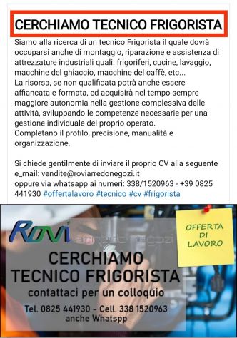 apprendista o esperto tecnico frigorista