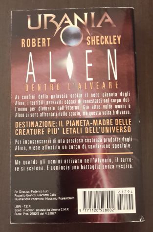 DENTRO L'ALVEARE, ROBERT SHECKLEY URANIA N. 1294, A. Mondadori 1996. - Foto 3