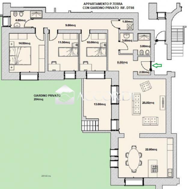 APPARTAMENTO di 4 vani e di 161 mq (PORDENONE) rif. DT98 - Foto 10