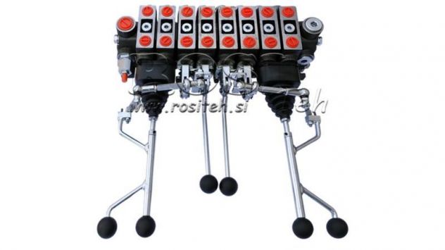 -VALVOLA IDRAULICA HIAB 8xPC70 + 2X EURO JOYSTICK 3 POZ - Foto 3