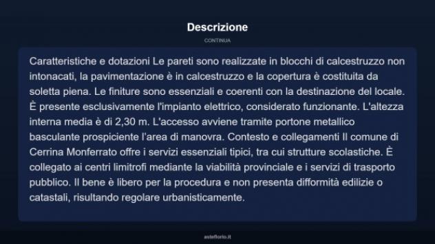 Immobile in asta di 14 m² in vendita a Cerrina Monferrato - Foto 6