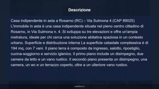 Immobile in asta di 194 m² con più di 5 locali in vendita a Rosarno - Foto 14