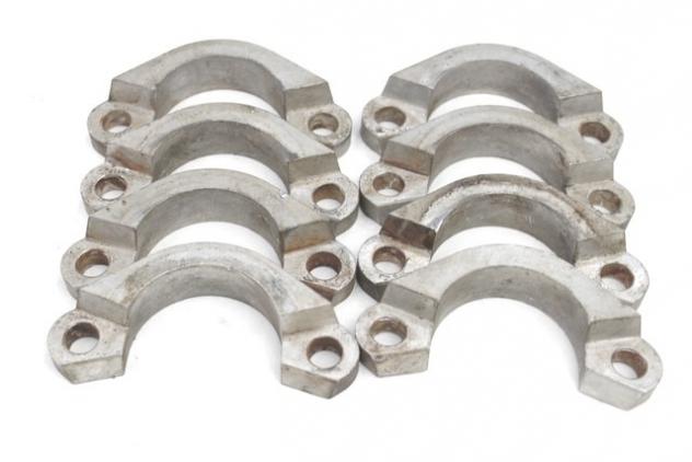 MV AGUSTA F4 750 S 800081227 GHIERE FLANGE COLLETTORI SCARICO 00 - 02 EXHAUST MANIFOLD CLAMPS