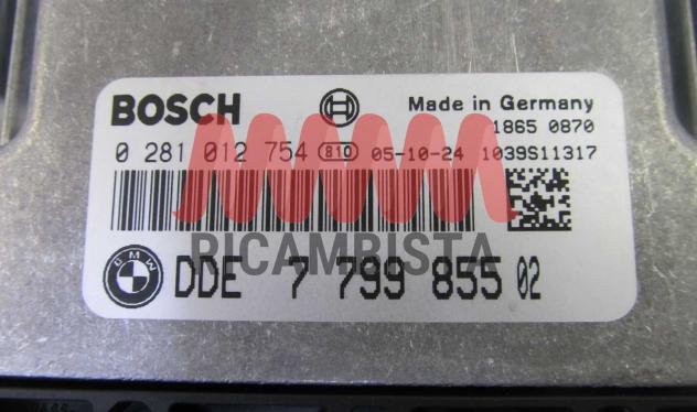 0281012754 BMW 120d 2.0 centralina motore Bosch - Foto 2