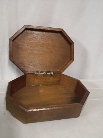 Porta gioielli/oggetti in legno vintage anni '70 dipinto a mano Moena (TN) - Foto 5
