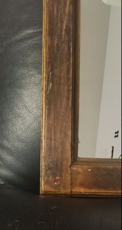 SPECCHIO ARTIGIANALE IN LEGNO 38X33 - Foto 3