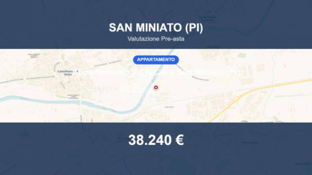 Immobile in asta di 58 m² in vendita a San Miniato