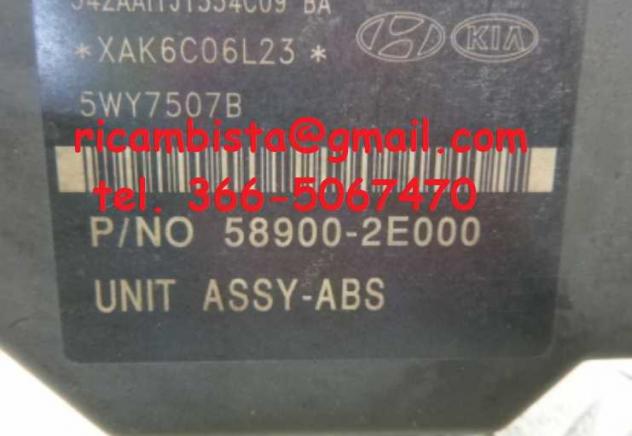 Kia Sportage gruppo ABS pompa 5WY7507B 58920-2E000 - Foto 2