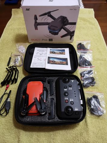 Drone nuovo completo di kit ricambi 3 batterie - Foto 6