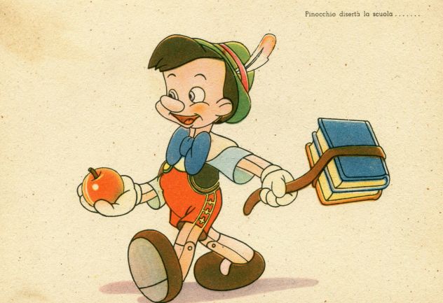 PINOCCHIO n. 3 cartoline AUTENTICHE, Editrice esclusiva S.A.I.G.A. - Foto 2