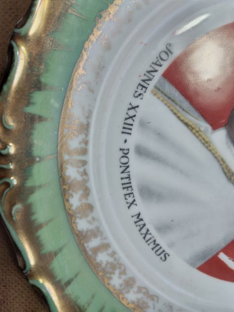 arte sacra - Piatti da parete anni 60 con bordi in oro zecchino - Foto 10