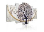 Quadro Albero Con I Cuoricini 200x100 E 100x50 ARREDALACASQA