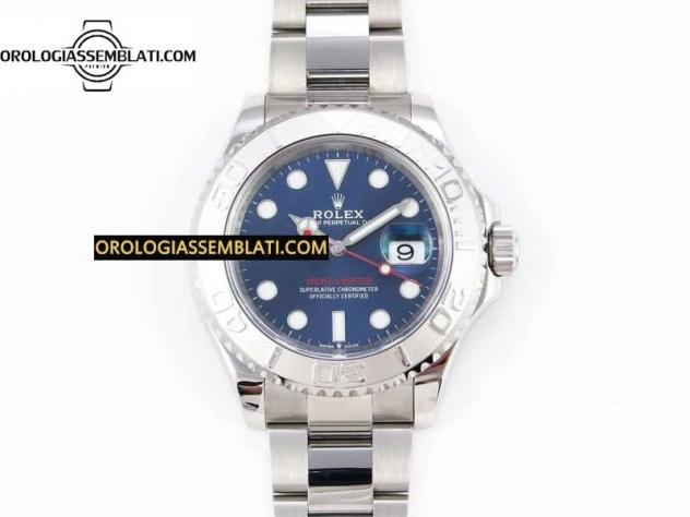 Replica Rolex YACHT-MASTER 126622 1:1 BEST EDITION QUADRANTE BLU IN ACCIAIO 904L SU BRACCIALE SS 3235