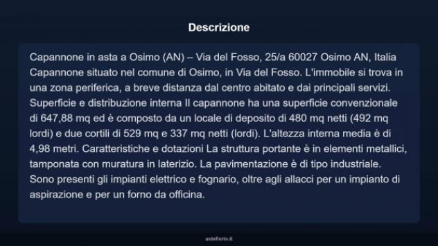 Immobile in asta di 647 m² in vendita a Osimo - Foto 3