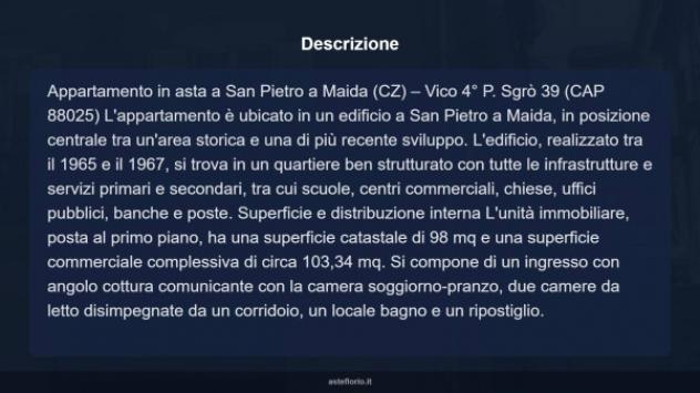 Immobile in asta di 98 m² in vendita a San Pietro a Maida - Foto 14