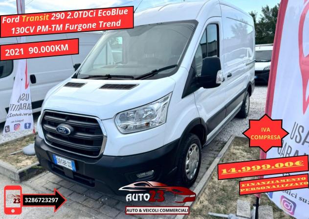 Ford Transit 290 2.0TDCi EcoBlue 130CV PM-TM Furgone Trend