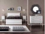 Camera da Letto Moderna in Legno Composizione Notte laccati 9