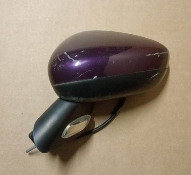 RETROVISORE EST. REGOLAZ. ELETTR. SX VIOLA MET. SPINA NERA SINGOLA 5 FILI  999-U1295701 Vetri e Retrovisori  Cristalli  Retrovisori  Retrovisore CITRO