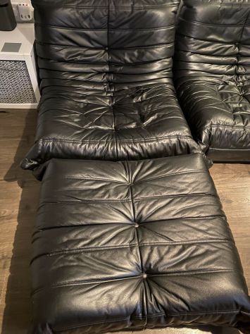 Divano Ligne Roset Togo in pelle, set completo - Foto 3