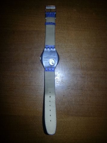 UN OROLOGIO COME NUOVO,ORIGINALE MARCA"SWATCH"CON CINTURINO IN VERA PELLE,VINTAG - Foto 8