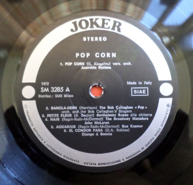 INTERNATIONAL HIT PARADE 1971 - Pop Corn - LP / 33 giri 1971 - Foto 2