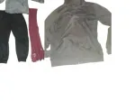 lotto vestiti uomo taglia M. 1 felpa con cappuccio ovs grigia 1 pantalone nero f