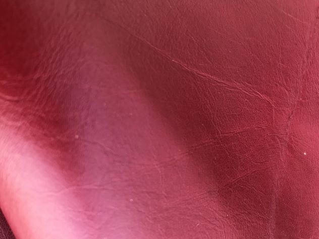 Pelle nappa rosso scarlatto da pelletteria - Foto 5