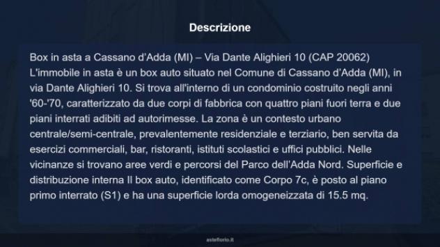 Immobile in asta di 15 m² in vendita a Cassano d'Adda - Foto 9
