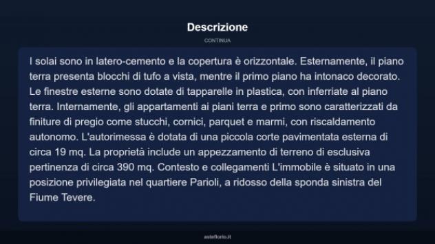 Immobile in asta di 343 m² con più di 5 locali e box auto in vendita a Roma - Foto 12