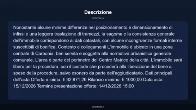 Immobile in asta di 47 m² in vendita a Carbonia - Foto 4