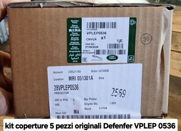 kit coperture 5 pezzi originali Defender VPLEP 0536 - Foto 7