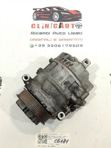 COMPRESSORE A/C MERCEDES Classe E Berlina W211 447220-9051 A0012300811 648961 diesel 3222 (0207)