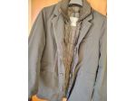 Giacca blu navy Moncler modello Thierry Coat tg 50 XL con gilet separabile