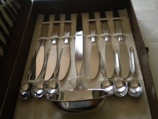 CONFEZIONE POSATE IN ACCIAIO INOX WINTAGE 25 PZ - Foto 4